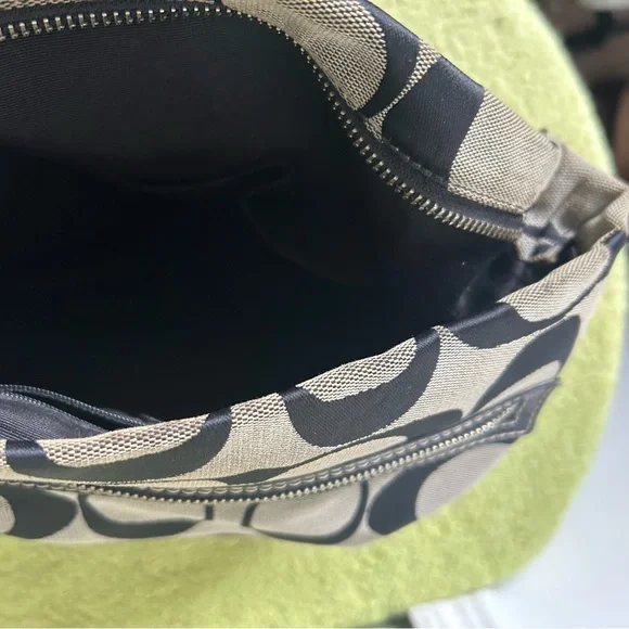 Coach Black and Gray Messenger Crossbody Bag - Picture 12 of 13